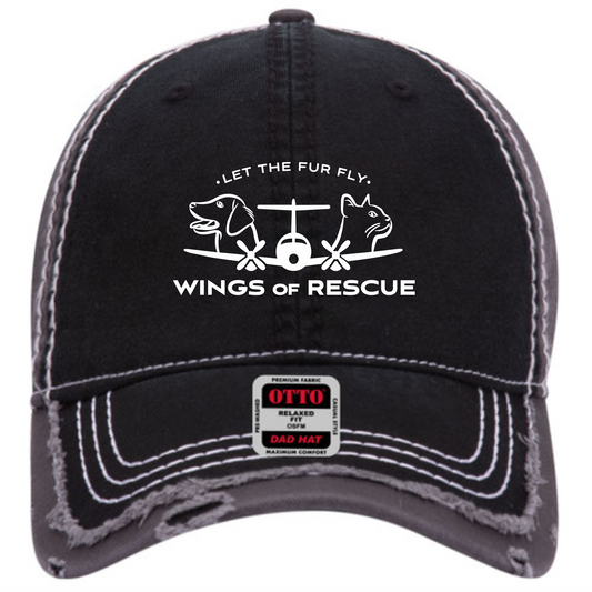 Wing of Rescue Distressed Hat