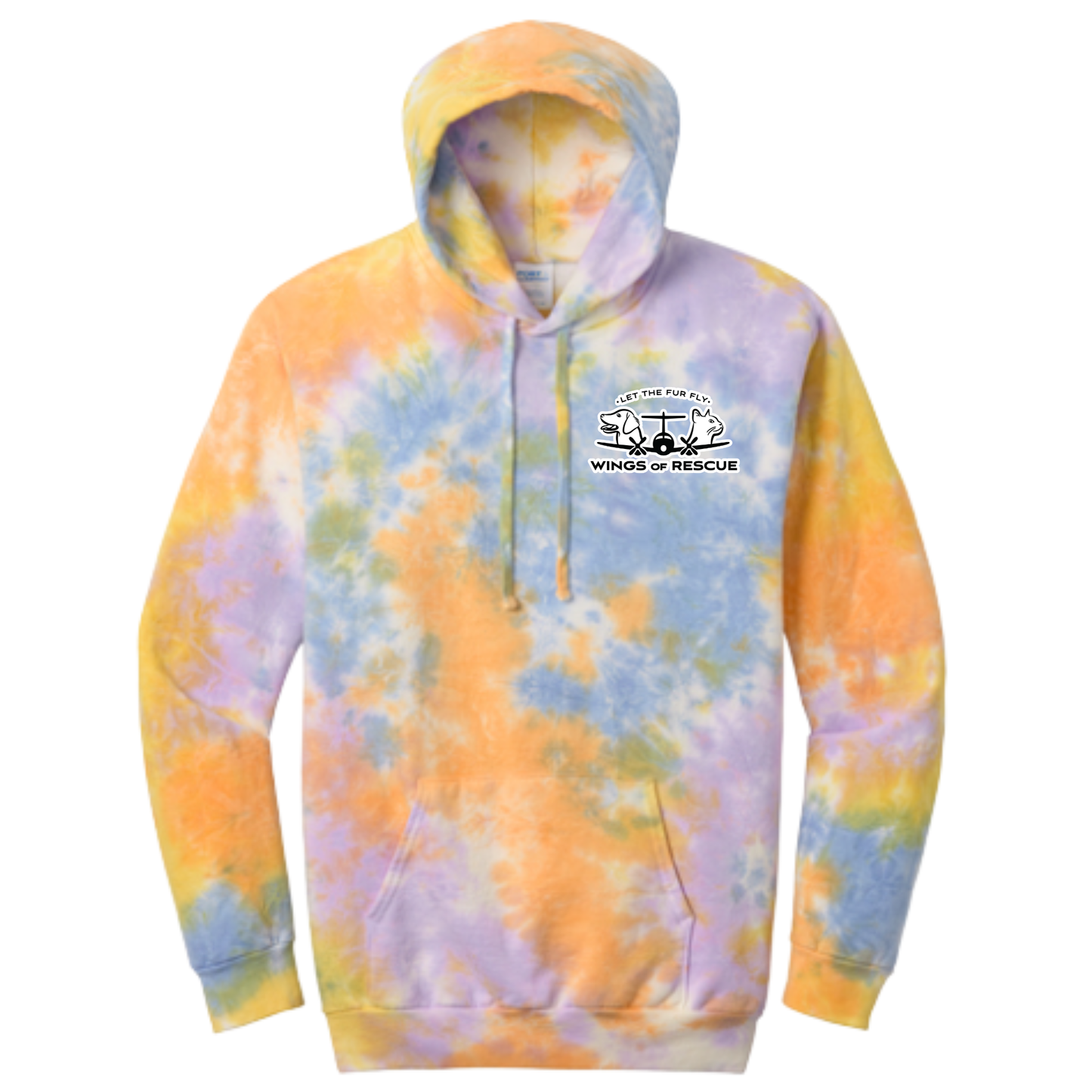 Wings of Rescue Unisex Tie Dye Hoodie Sweatshirt
