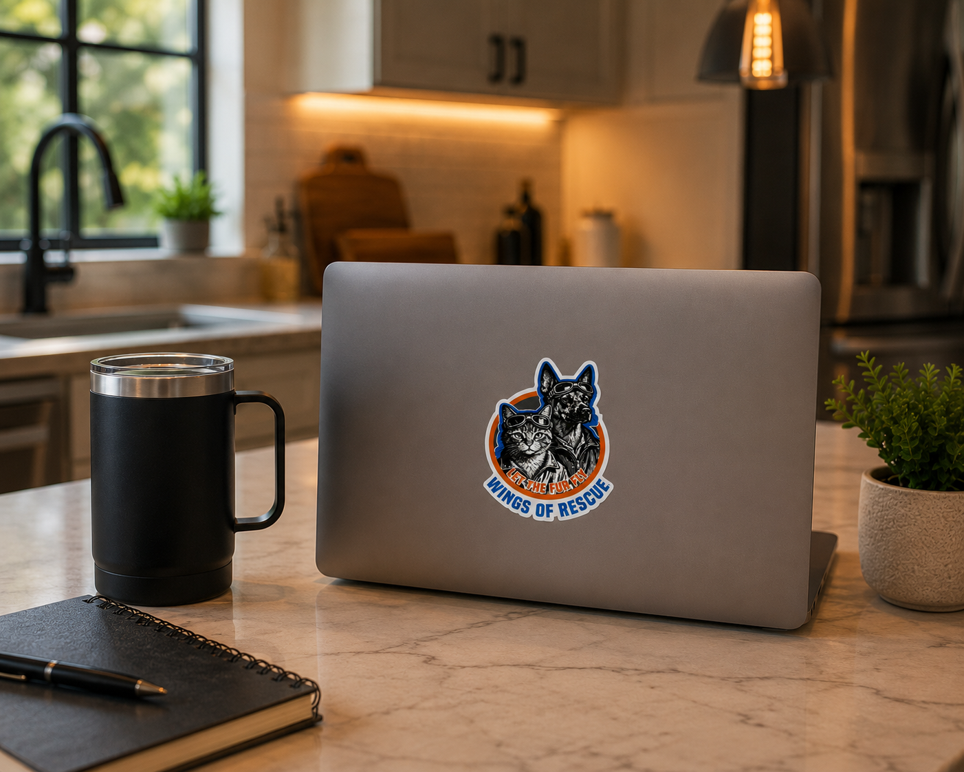 Dog/Cat Aviator Sticker