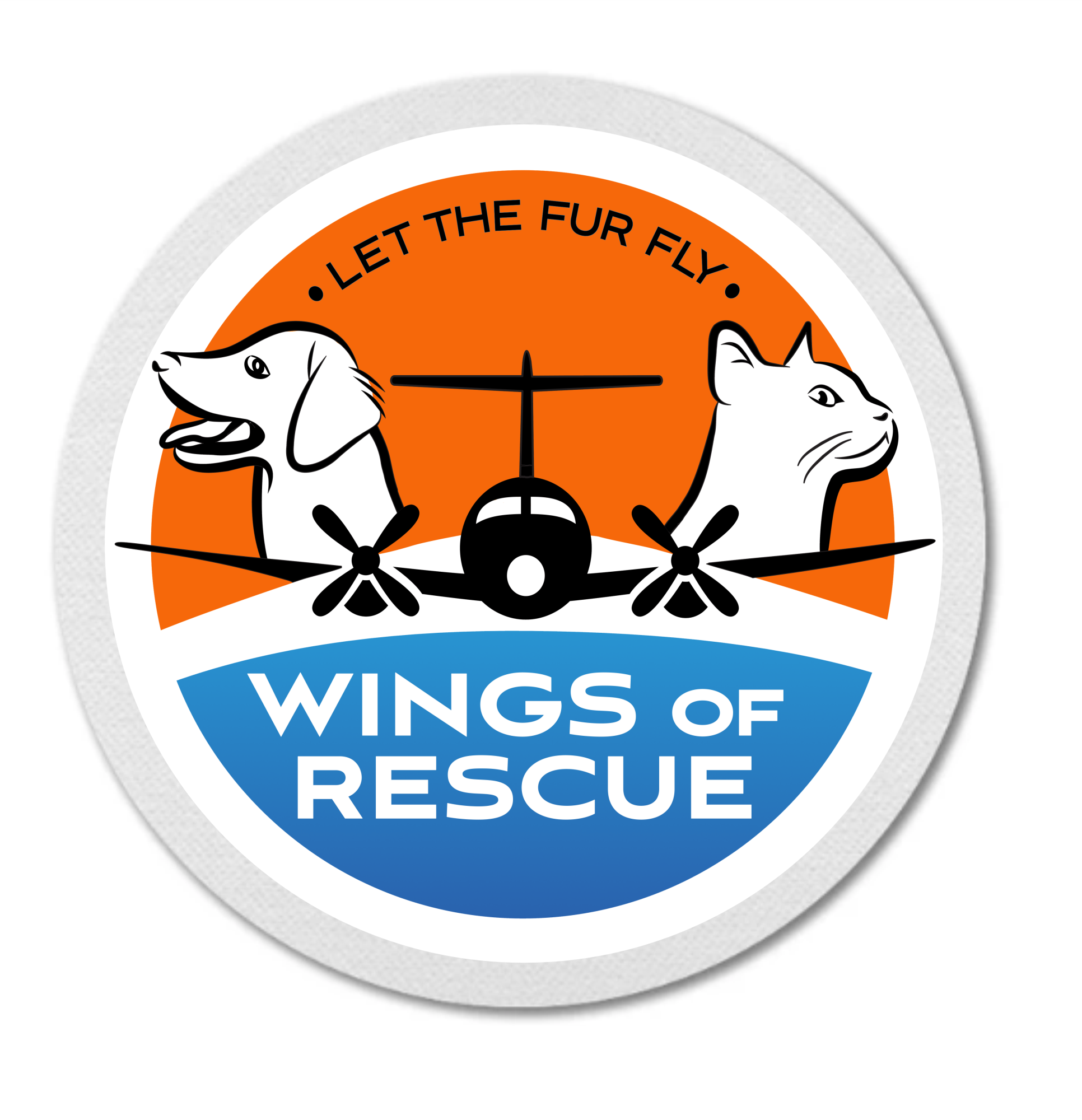 Mouse Rescue Medal Wings of Rescue Mouse Pad