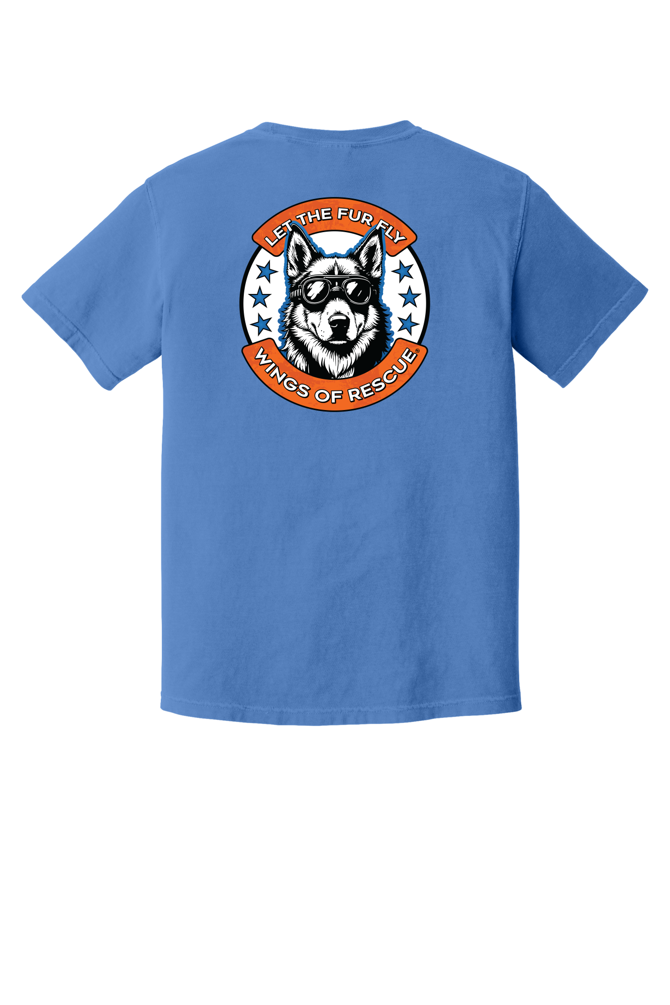 Wings of Rescue Unisex Dog Aviator Garment-Dyed T-shirt