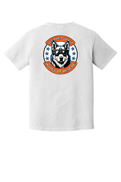 Wings of Rescue Unisex Dog Aviator Garment-Dyed T-shirt
