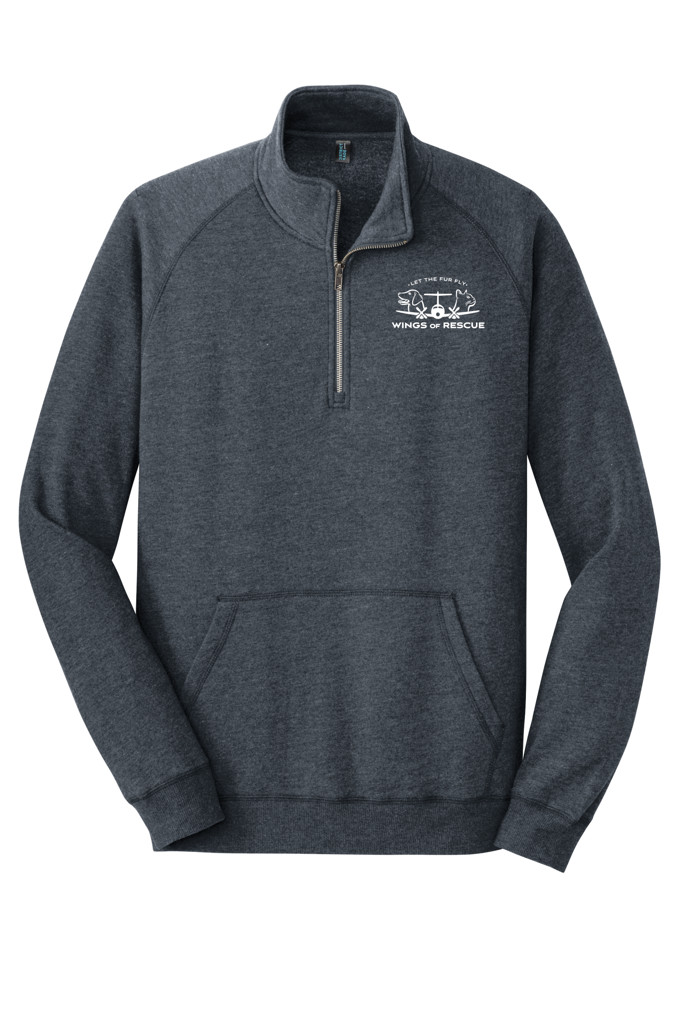 Wings of Rescue 1/4 Zip Pullover Sweatshirt