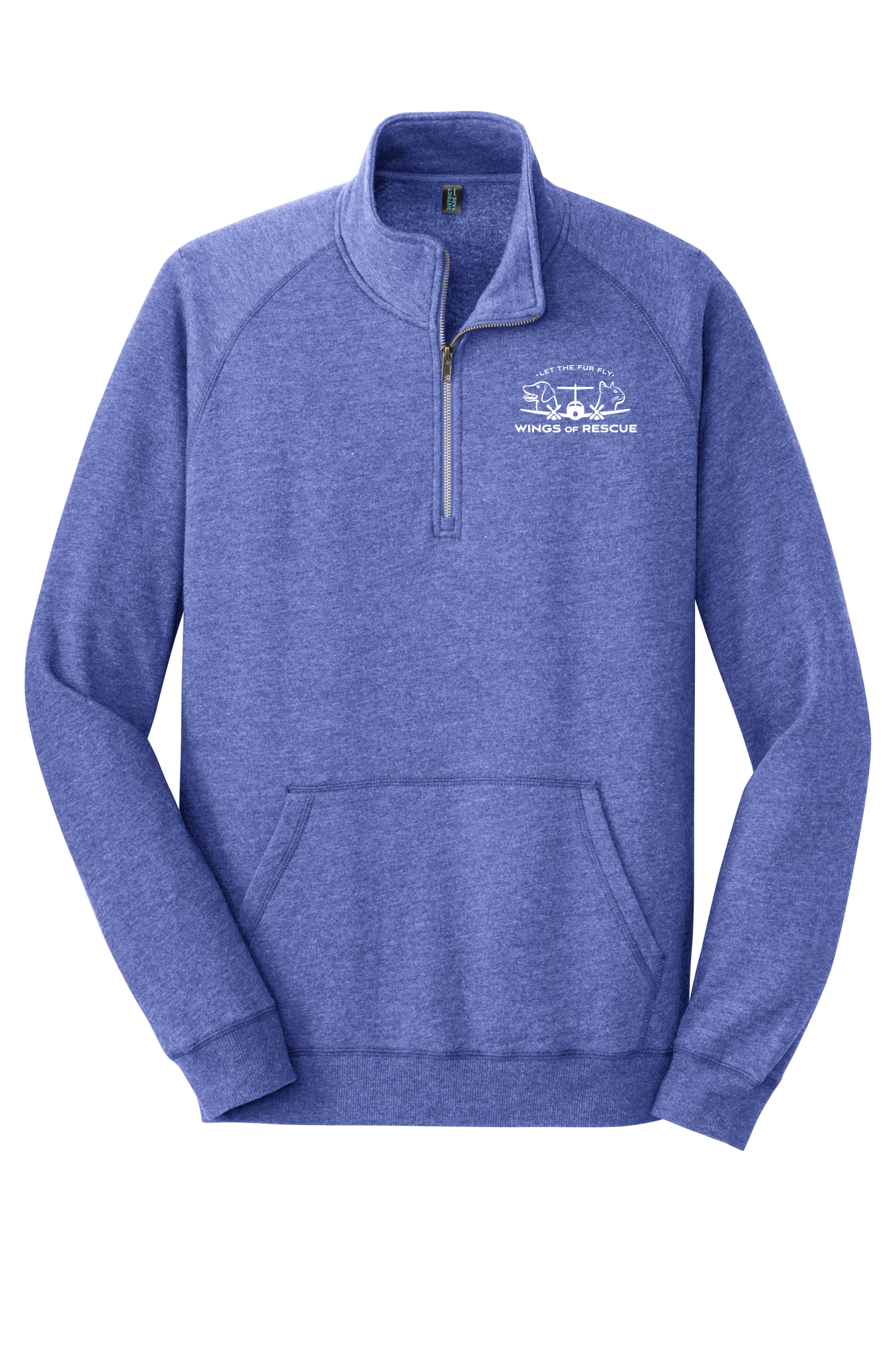 Wings of Rescue 1/4 Zip Pullover Sweatshirt