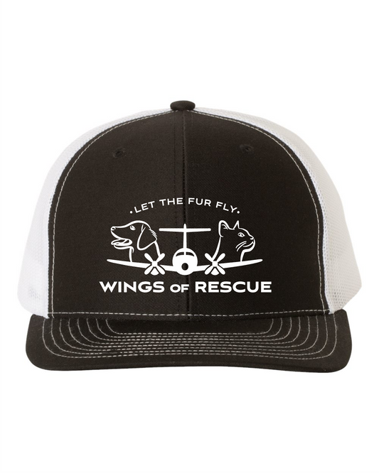 Wings of Rescue Embroidered Snapback Trucker Cap