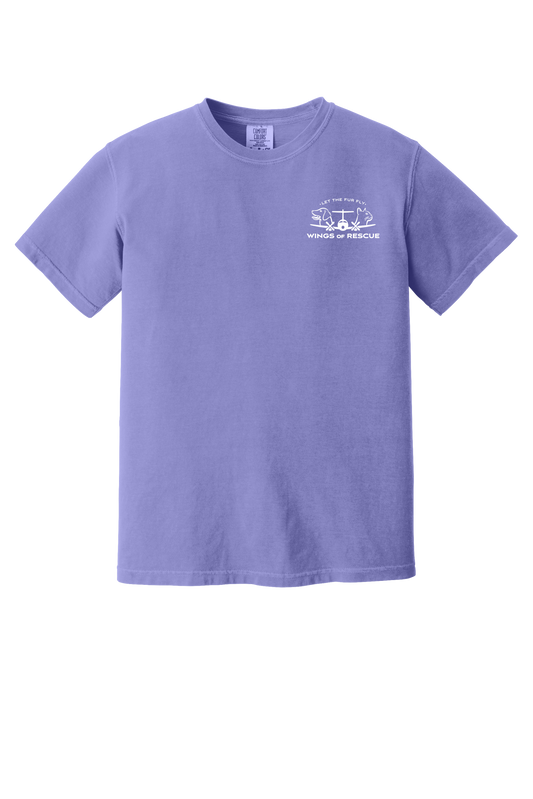 Wings of Rescue Unisex Cat Aviator Garment-Dyed T-shirt