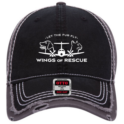 Wing of Rescue Distressed Hat