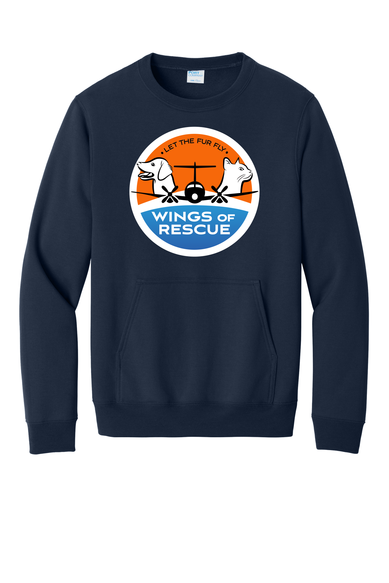 Wings of Rescue Unisex Original Circle Pocket Sweatshirt