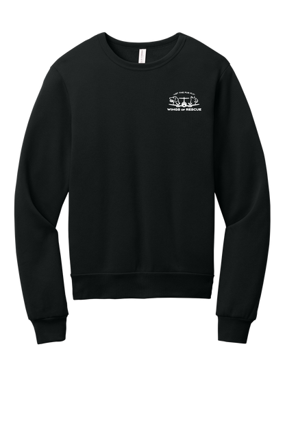 Wings of Rescue Unisex Sponge Fleece Crewneck Sweatshirt Dog Aviator