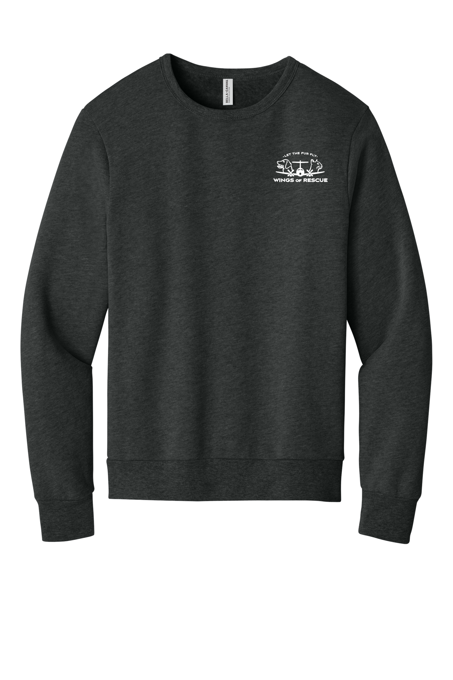 Wings of Rescue Unisex Sponge Fleece Crewneck Sweatshirt Dog Aviator