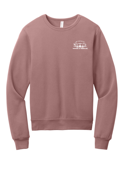 Wings of Rescue Unisex Sponge Fleece Crewneck Sweatshirt Dog Aviator