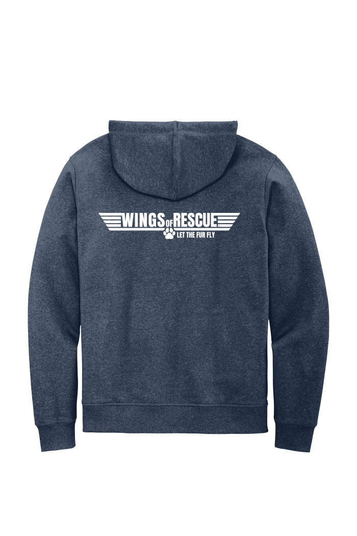 Wings of Rescue Unisex Zip Up Top Gun Edition